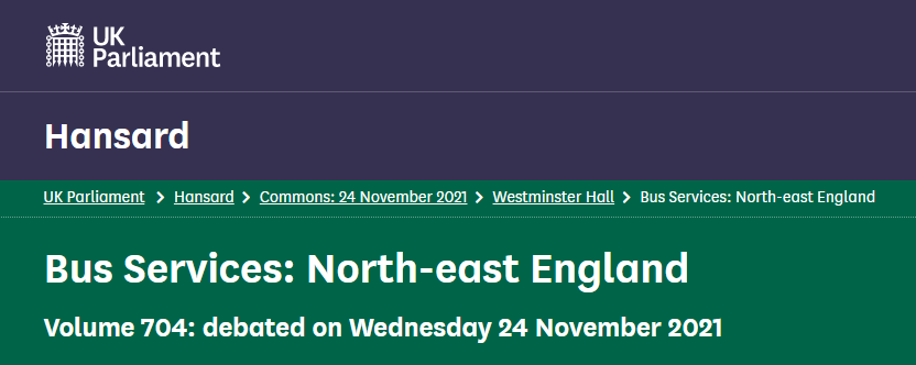 Bus Services in the North-east England