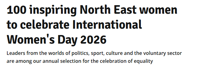 IWD 100 Inspirational NE Women 2026 – Chi Onwurah MP